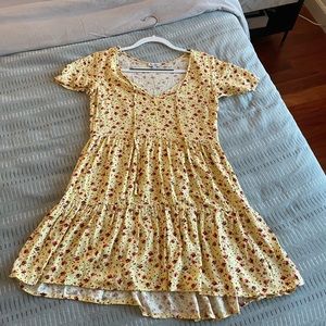 Yellow Floral Sundress